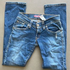 Vintage Levi’s junior 1 504 tilt straight jeans